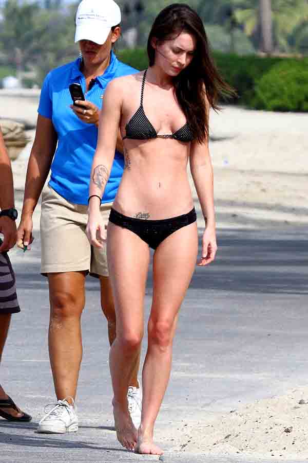 Megan Fox black bikini 2