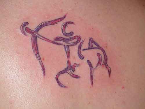 sagittarius tribal tattoos