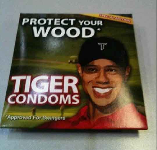 trademark face Tiger Woods